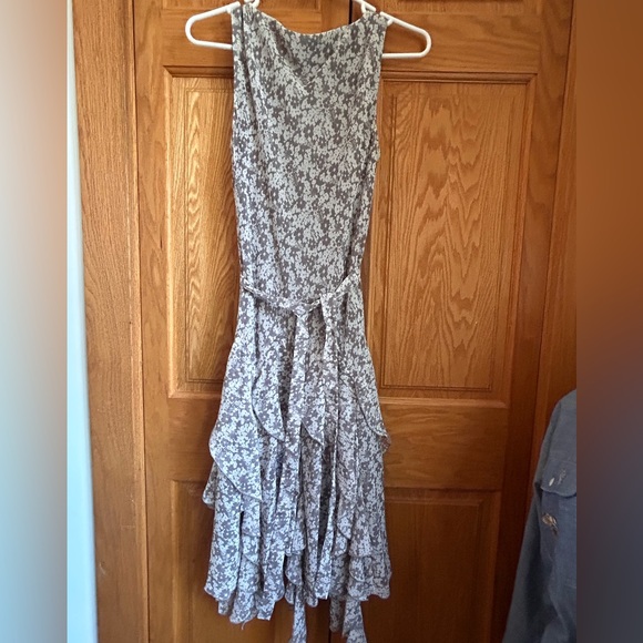 MSK Gray Floral Maxi Dress - Picture 5 of 6